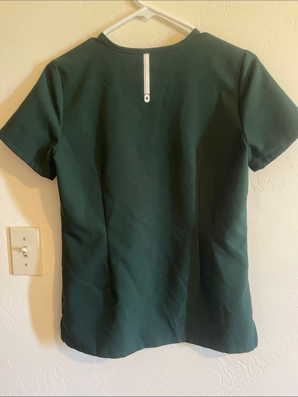 Figs British Racing Green Scrub Top - Picture 10 of 10